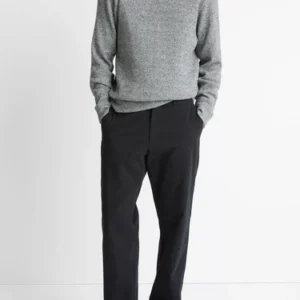 Vince Brushed Waffle Long Sleeve Hoodie