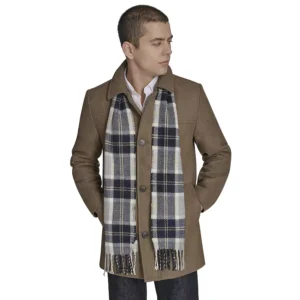 Men's Dockers Wool Scarf Coat