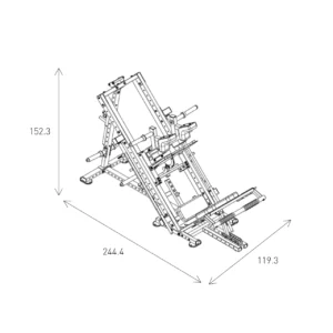 Series Leg Press Hack Squat & Calf Raise