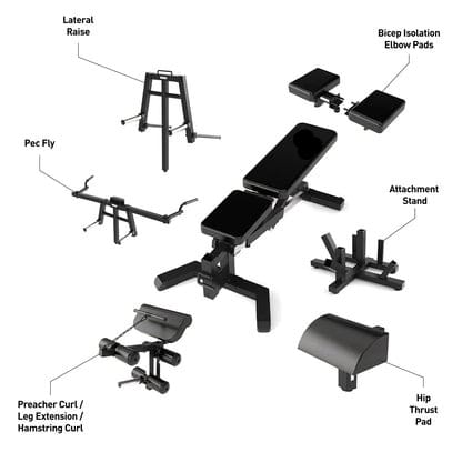 Eleganceflair Personal Series Ultimate Home Bench