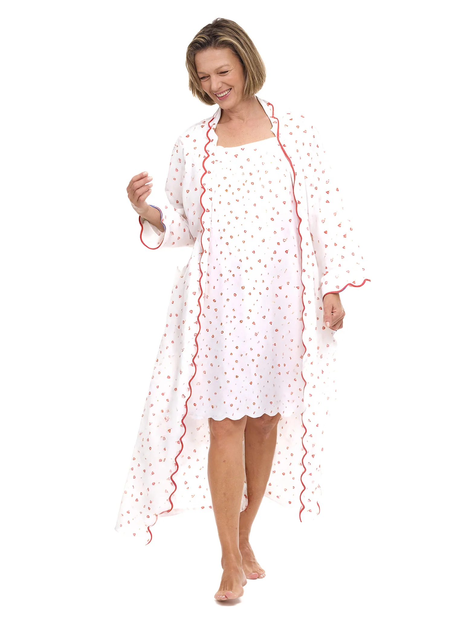 Hearts & Arrows Cap Sleeve Short Nightgown - Image 2