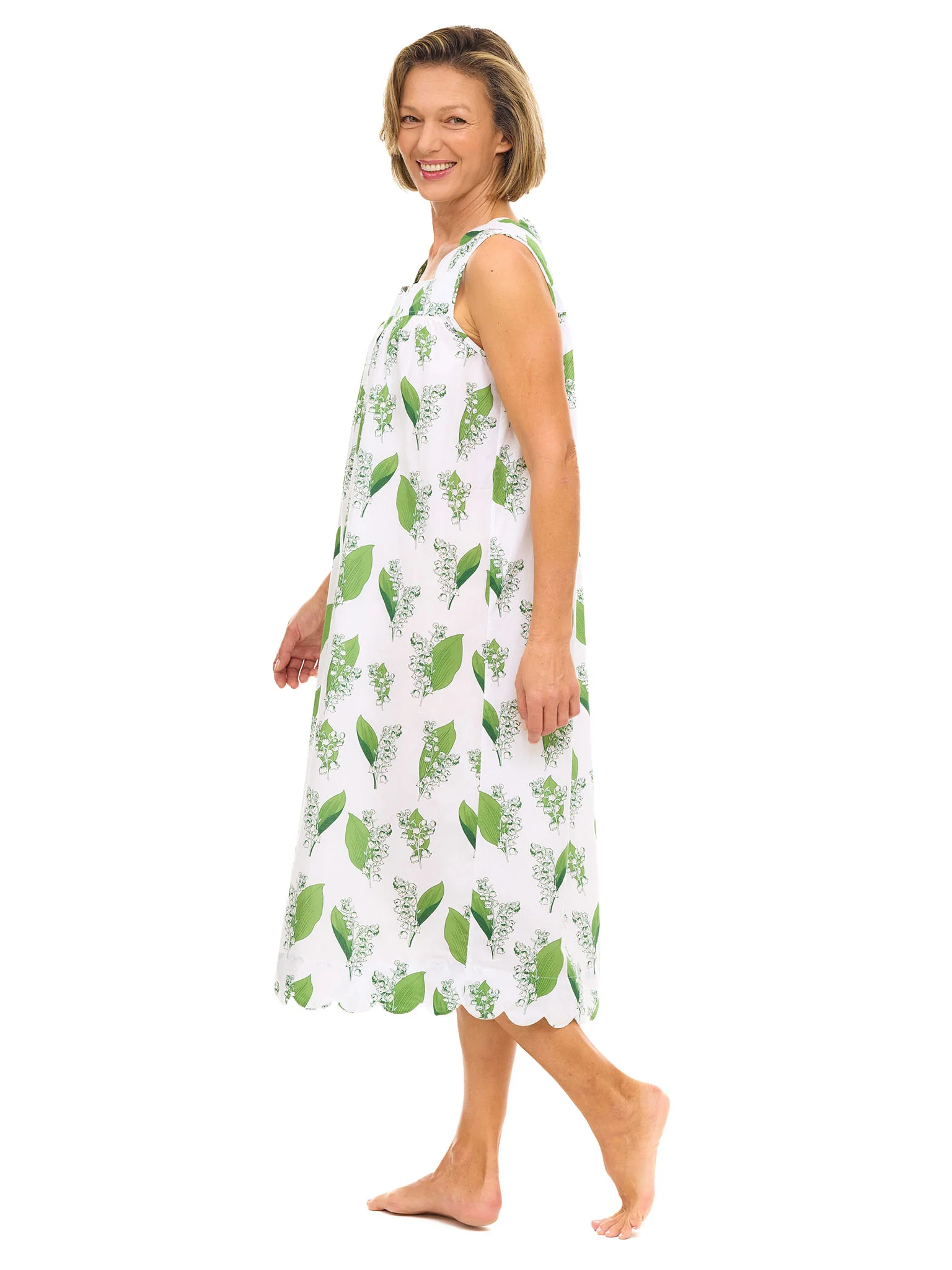 Lily of the Valley Gathered Nightgown - Image 3