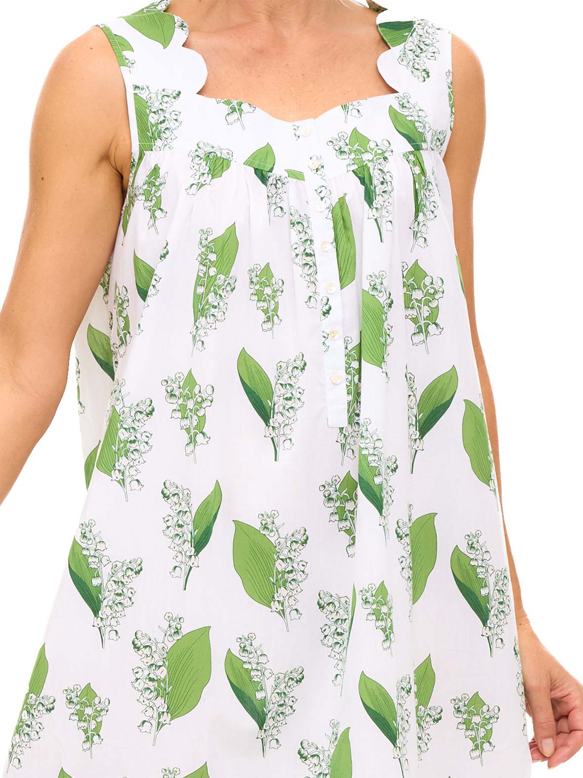 Lily of the Valley Gathered Nightgown - Image 5