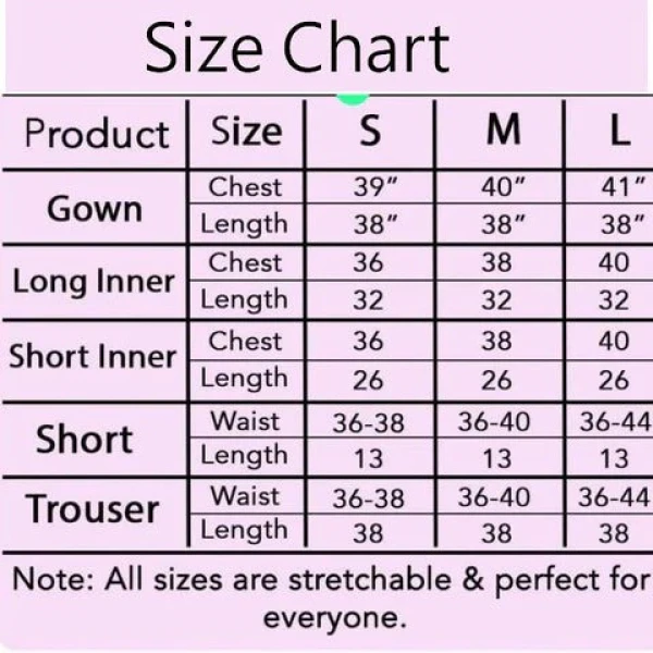 2 Piece Night Dresses for Women and Bridals - Image 5