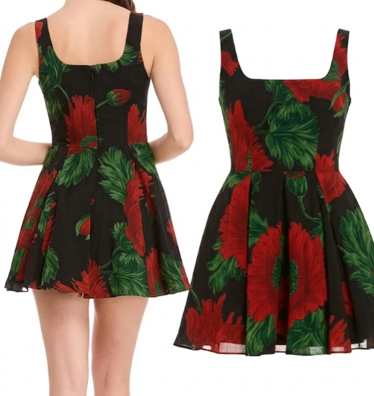 Ainsley Floral Sleeveless Minidress