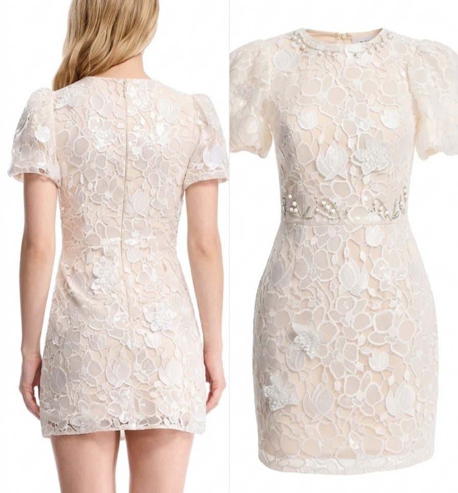 Elsie Floral Lace Minidress