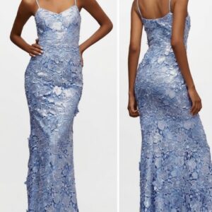 Giovanna V-Neck Mermaid Maxi Dress