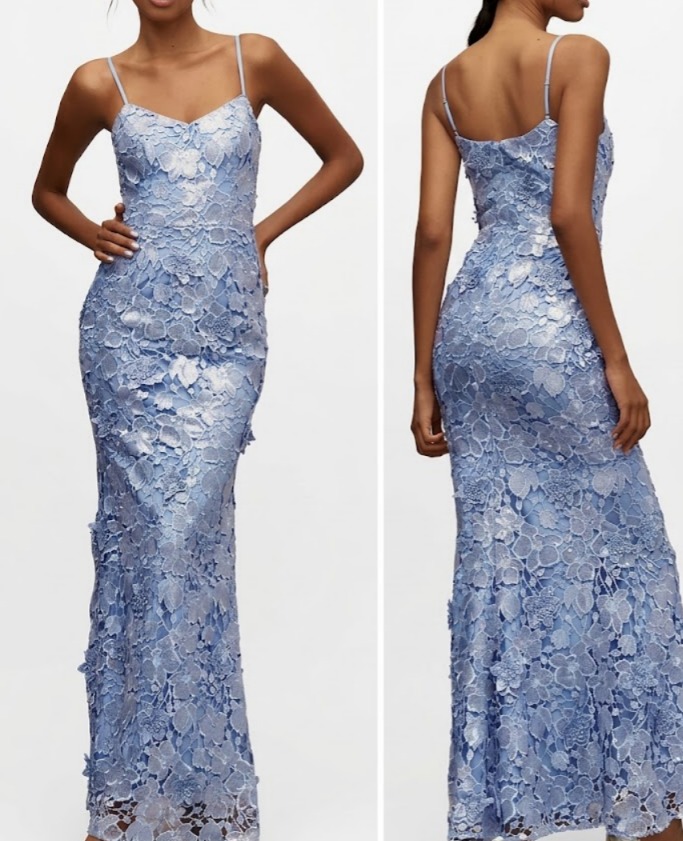 Giovanna V-Neck Mermaid Maxi Dress