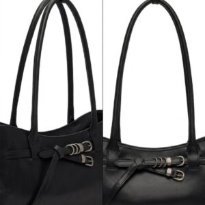 MARGESHERWOOD Black Grandma Used Shoulder Bag