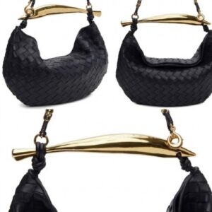 Navy Sardine With Chain Bag