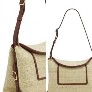 Penelope Raffia Shoulder Bag