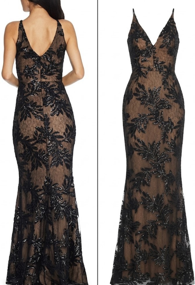 Sharon Sequined Mermaid Gown