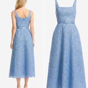 Shelby Floral Lace Midi Dress