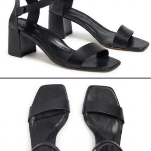 Women's Nappa Brett Block Heel Sandal