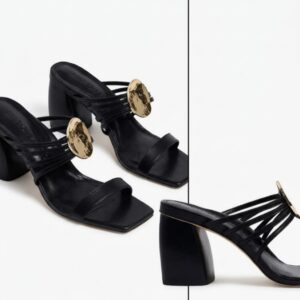 Women's Nappa Mia Block Heel Pump