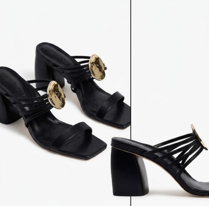 Women's Nappa Mia Block Heel Pump